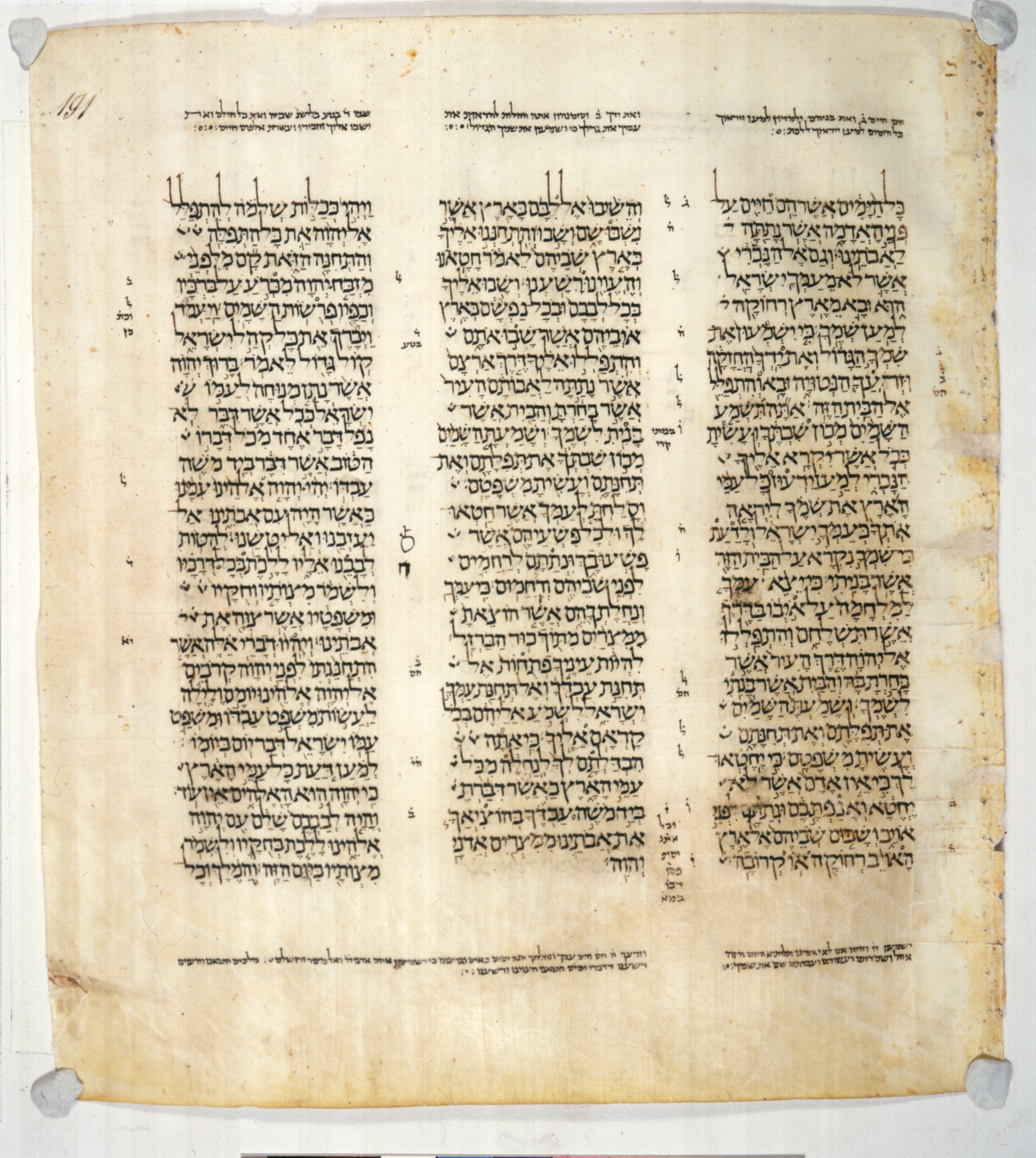 מלכים א ח׳:מא עם manuscripts